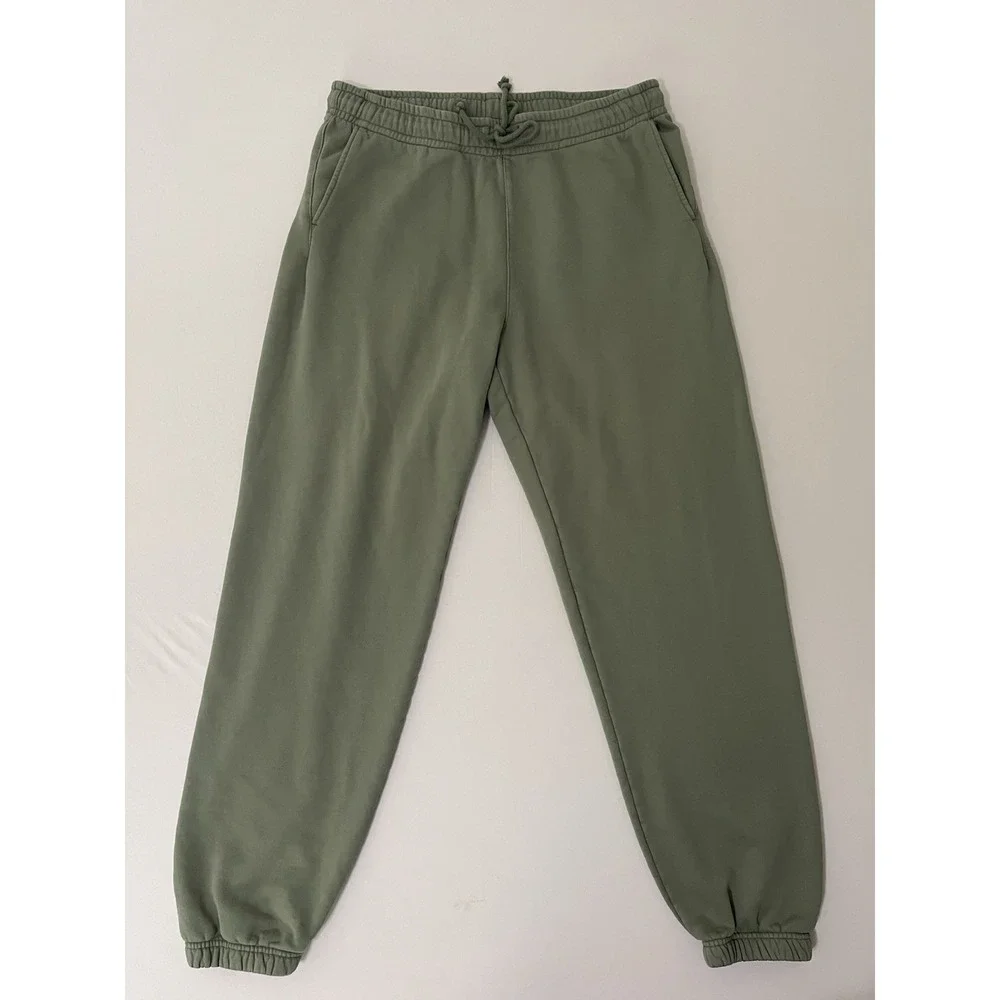 Malbon Golf Evergreen Script Sweatpants Men's Green Size XL